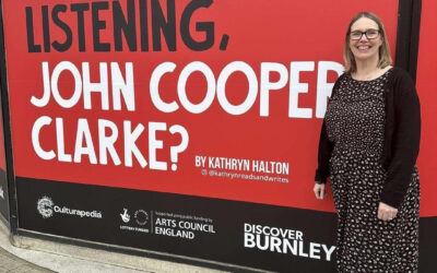 Are You Listening John Cooper Clarke? by Kathryn Halton – Find out more about our new Shop Wrap and the writer behind it