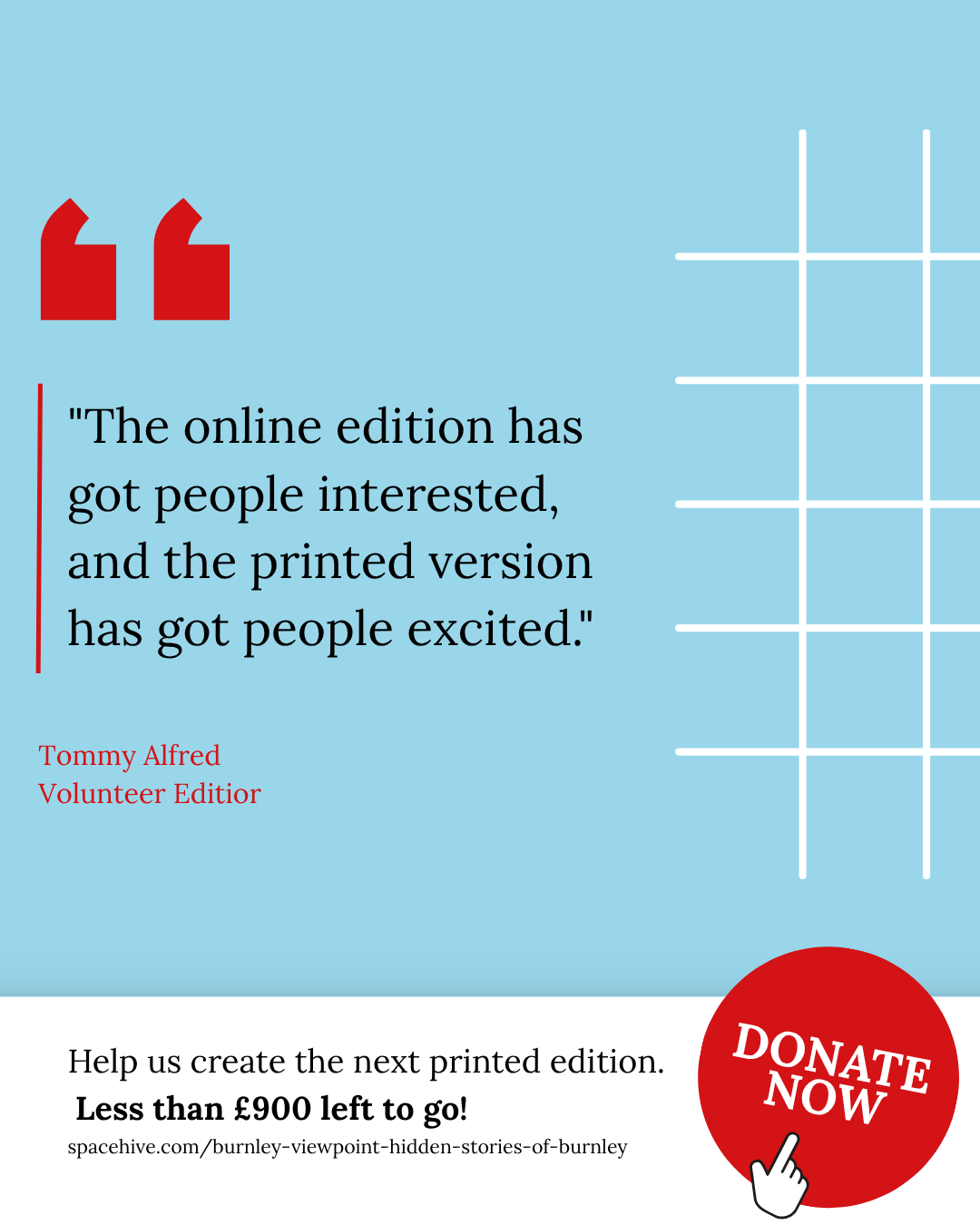 Instagram Crowdfunding Post Flyer Text